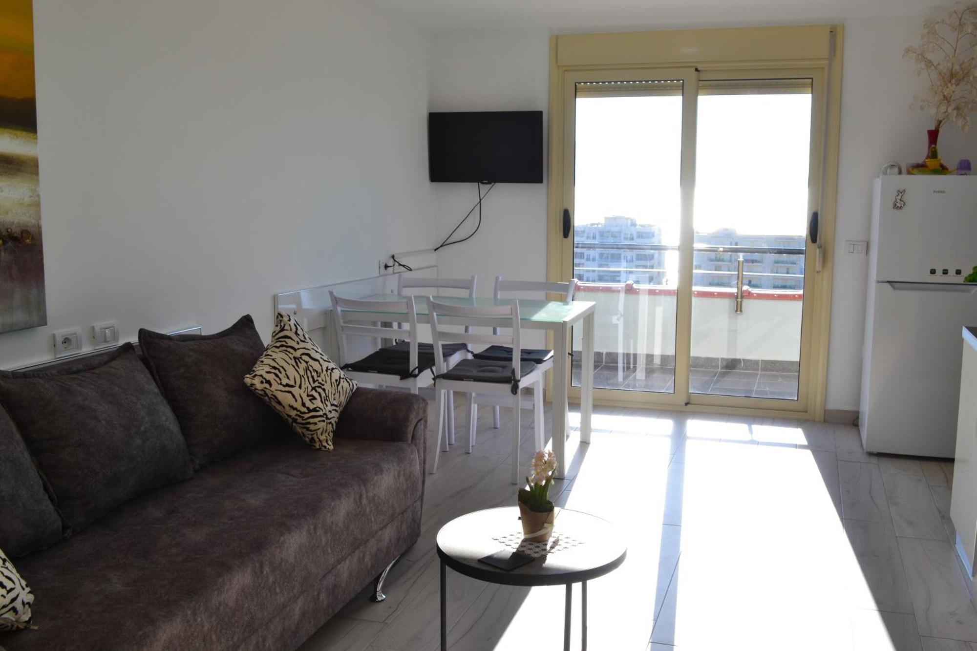 Ferienwohnung Seaview Penthouse Terrace & Garage Vlorë Exterior foto